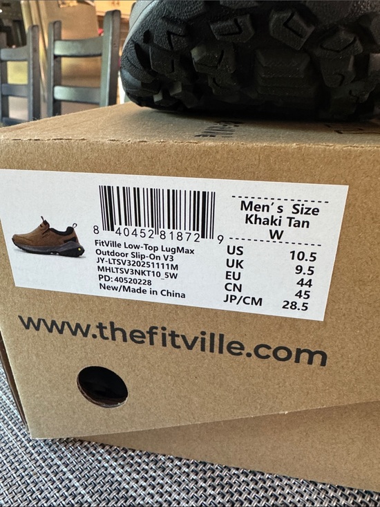 FitVille Men’s Brown Slip-On Outdoor Loafer main image 4